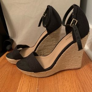 Express Open Toe Wedges